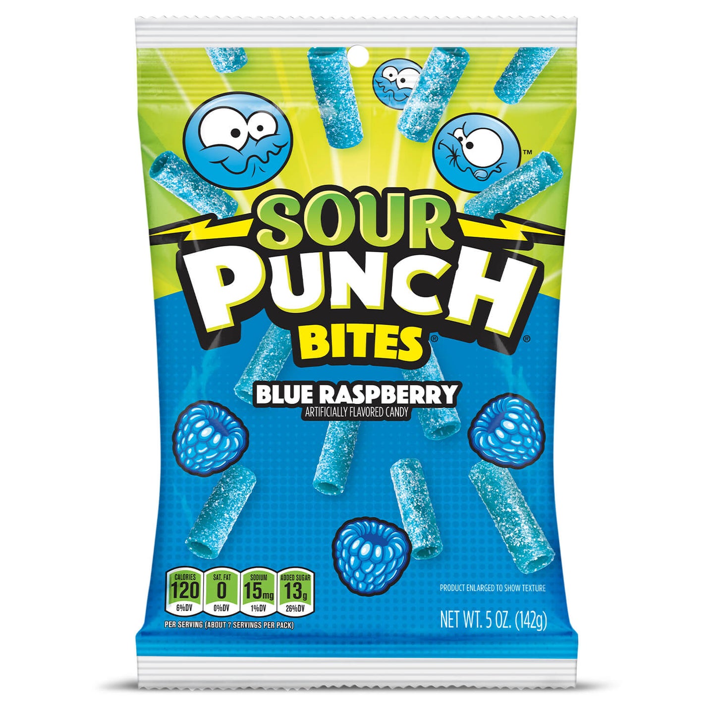 Wholesale Sour Punch Bites® Sour Blue Raspberry Flavor 5 oz- Bulk