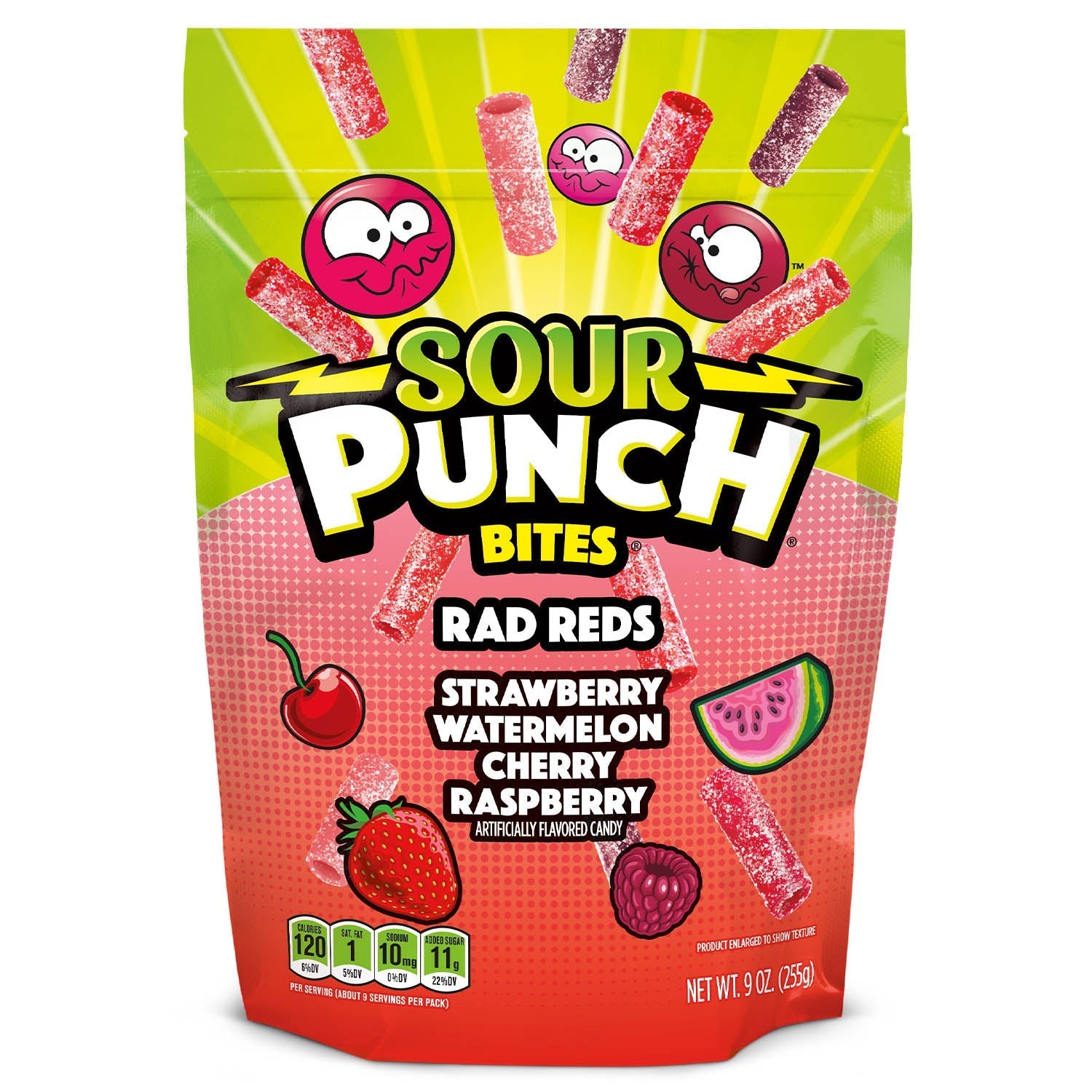 Wholesale Sour Punch Bites® Rad Red Candy Flavors 9oz- Bulk