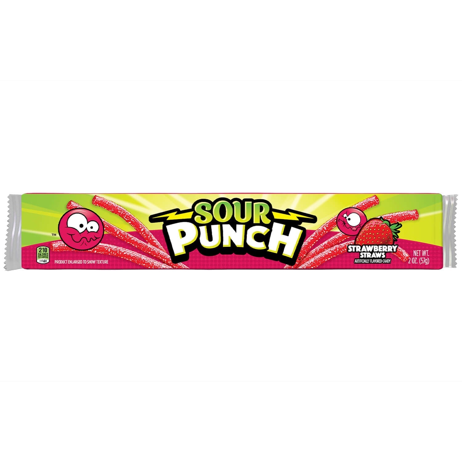 Wholesale Sour Punch Strawberry Straws 24 Pack 2oz Bags- Bulk