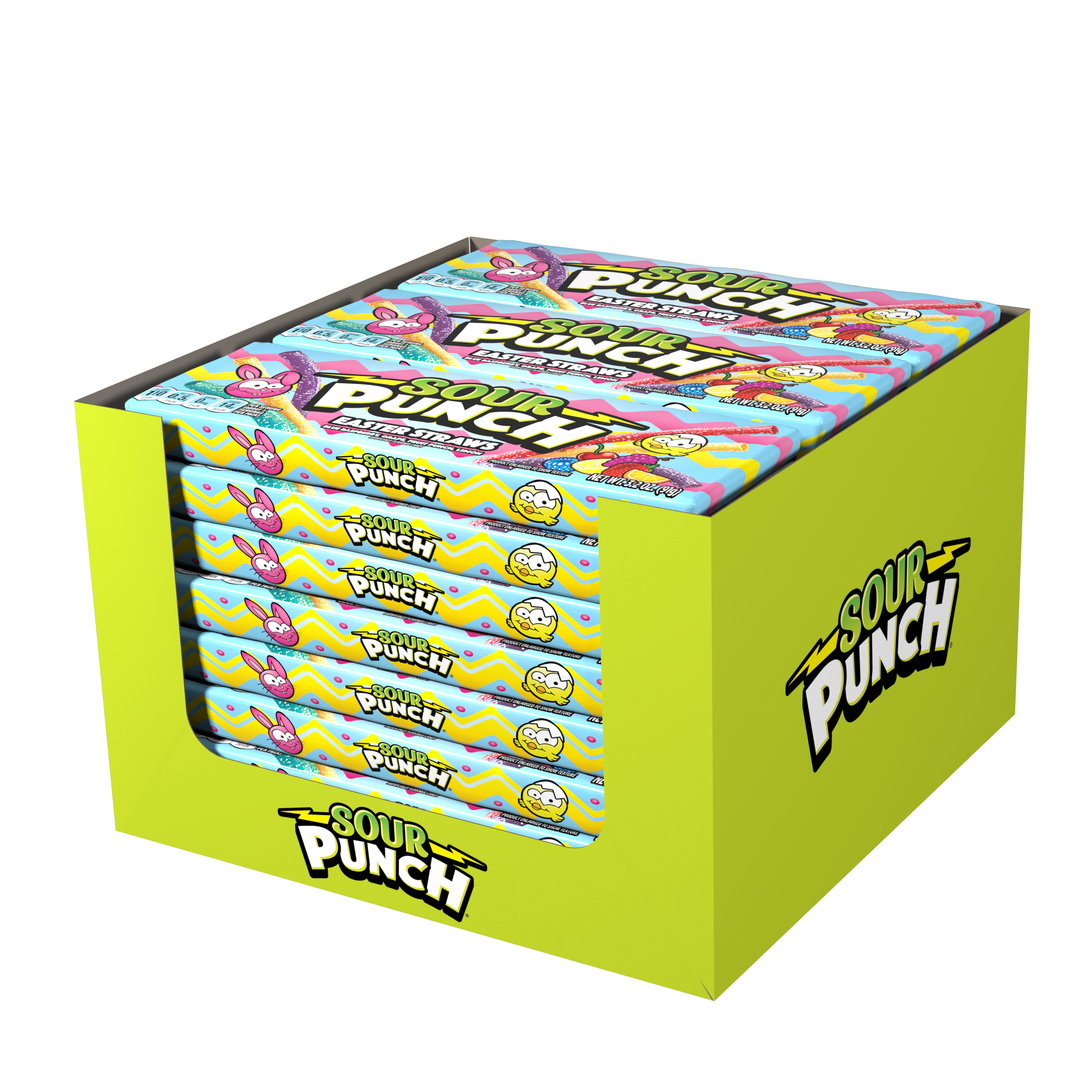 Sour Punch Easter Straws 3.2oz Trays