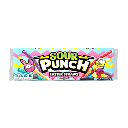 Wholesale Sour Punch Easter Straws 3.2oz Trays- Bulk
