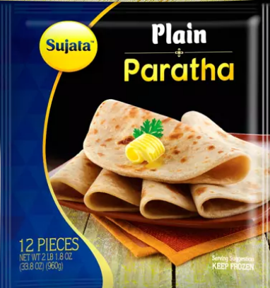 Sujata Plain Paratha 12 Pc 2 lb