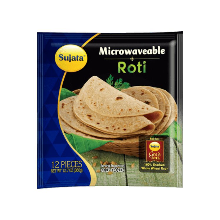 Wholesale Sujata Microwaveable Roti 12 Pc 12.7 oz- Bulk