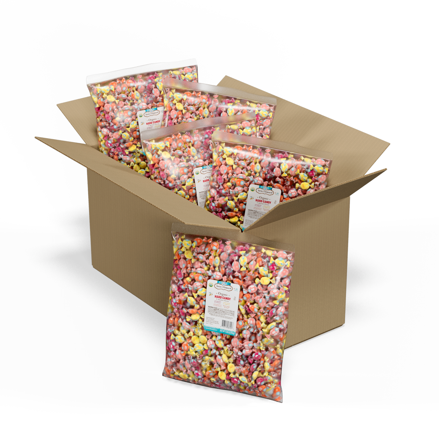 Wholesale Torie & Howard Organic Hard Candy 5Lb Bulk Bag- Bulk