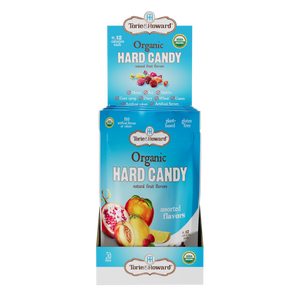 Wholesale Torie & Howard Assorted Organic Hard Candy 3.5Oz Stand Up Bags- Bulk