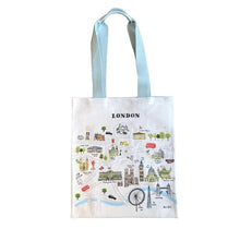 Wholesale Alice Tait Map of London Cloth Shopping Bag- Bulk