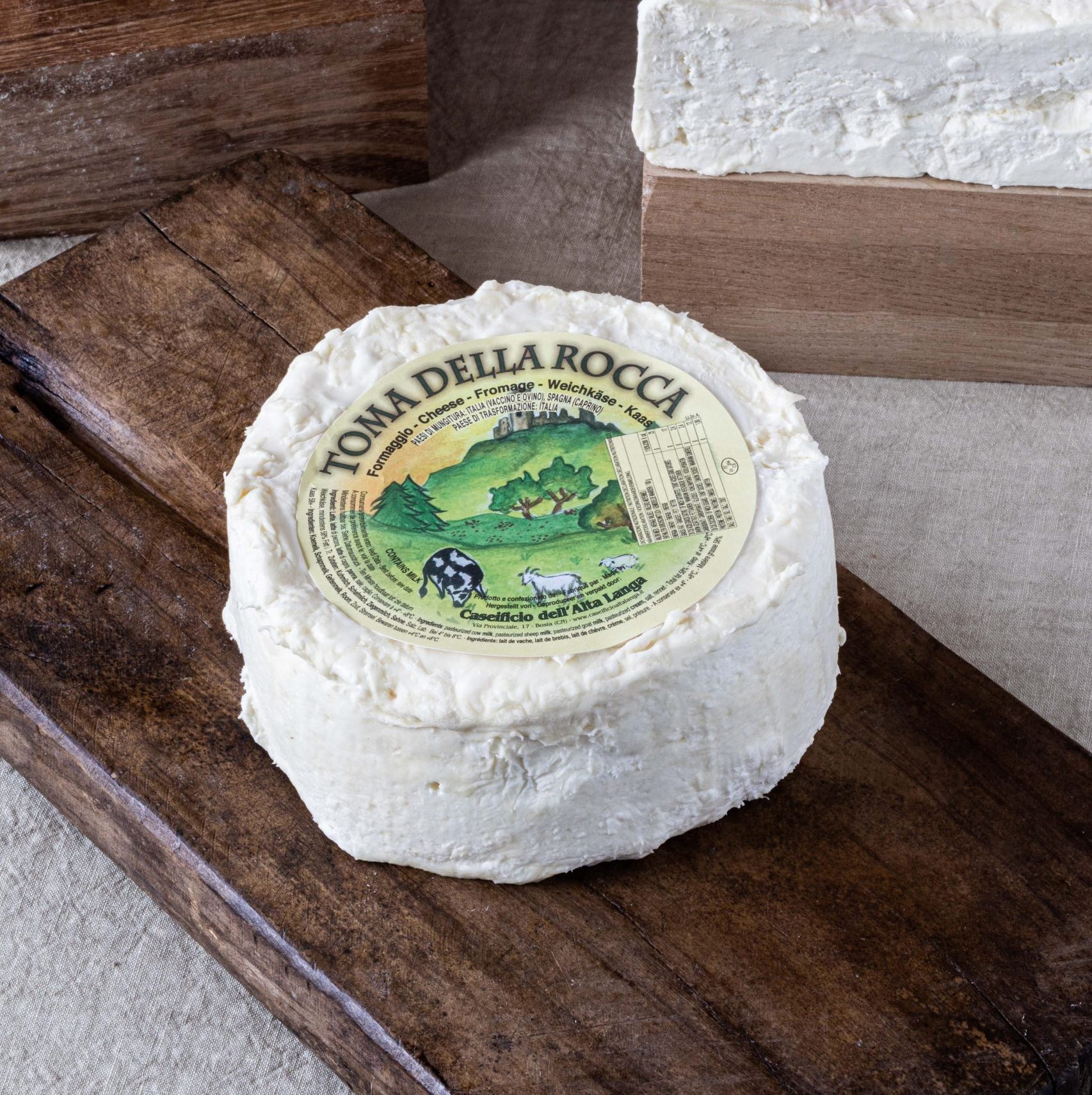 Wholesale Toma Della Rocca Cheese 2 lb- Bulk