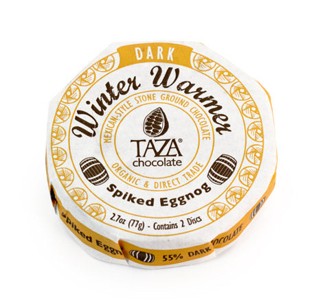 Taza Chocolate Organic Mexicano Disc Spiked Eggnog 2.7oz 12ct