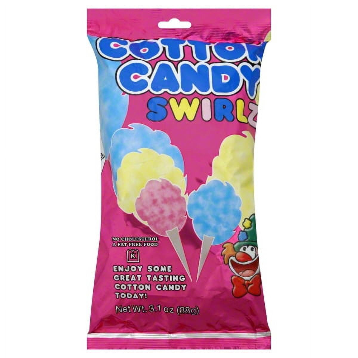 Taste of Nature Cotton Candy Swirlz 3.1 Oz Bag