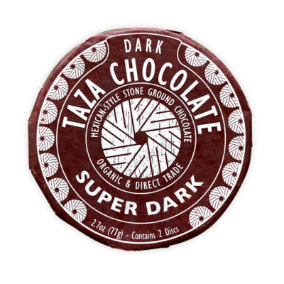 Taza Chocolate Organic Mexicano Super Dark Disc 85% Dark 2.7oz 12ct