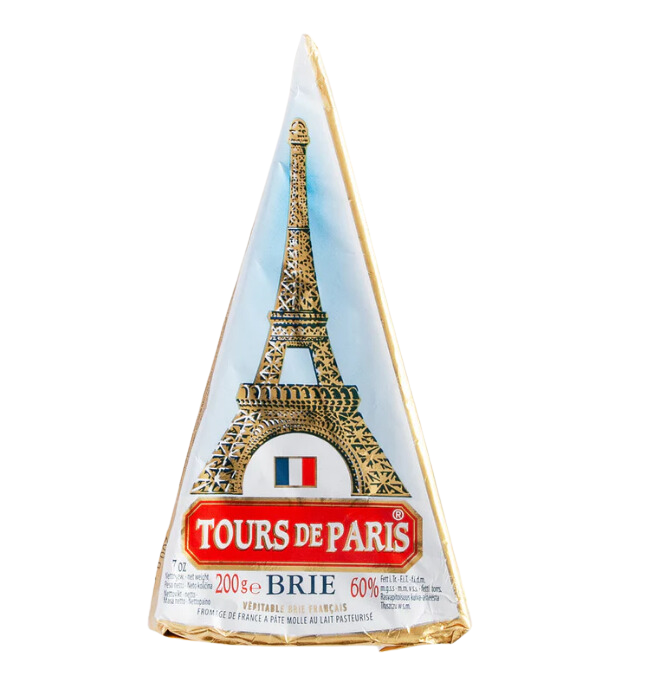 Tour de Paris Brie Cheese Wedge 200g 8ct