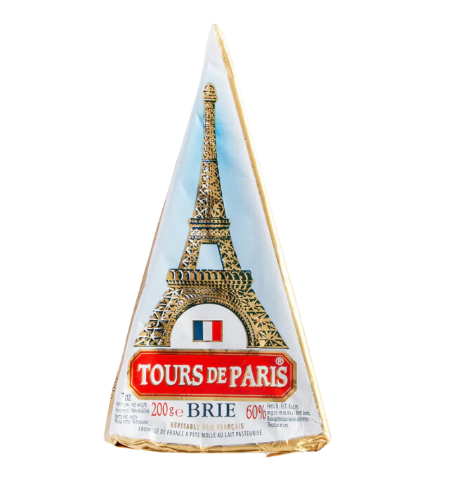 Wholesale Brie Henri Hutin Tours De Paris R/W 200G-8ct Case Bulk