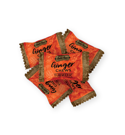 Wholesale Bali's Best Soothing Turmeric Ginger Chews Candy Bulk 2.2 lb Bag- Bulk