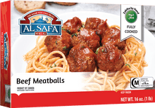 Wholesale Al Safa Halal Beef Meatballs 1lb- Bulk