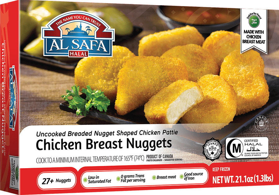 Al Safa Halal Chicken Breast Nuggets 1.3lb