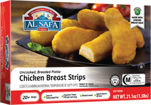 Wholesale Al Safa Halal Chicken Breast Strips 1.3lb- Bulk
