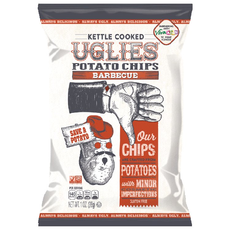 Uglies BBQ Potato Chips 1 oz