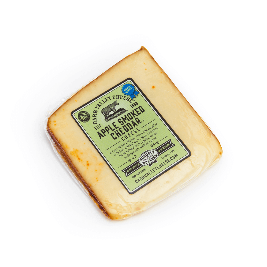 Wholesale Apple Smoked Cheddar Cheese 12 lb-1 Ct Case Bulk