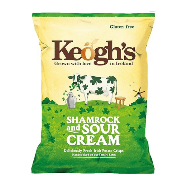 Keogh's Shamrock & Sourcream Crisp 4.4oz 12ct