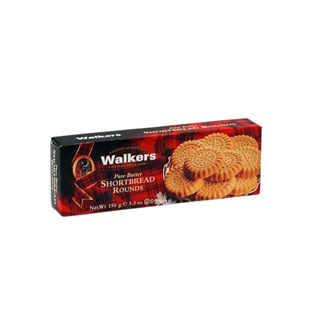 Wholesale Walkers Shortbread Rounds Cookies 5.3 oz-12ct Case Bulk