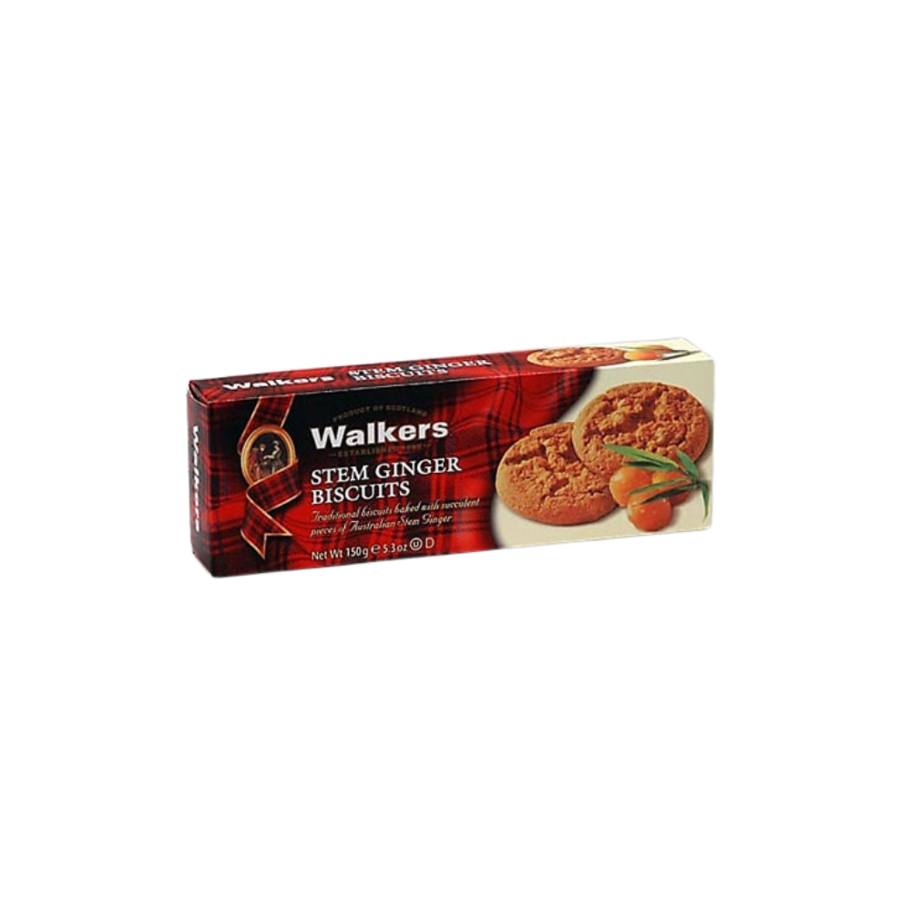 Wholesale Walkers Stem Ginger Biscuits 5.3 oz-12ct Case Bulk