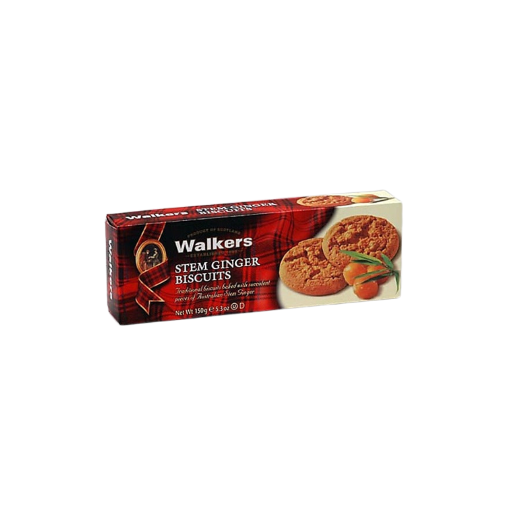 Wholesale Walkers Stem Ginger Biscuits 5.3 oz- Bulk