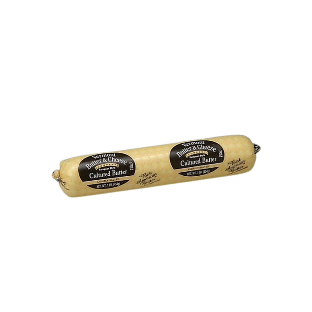 Vermont Creamery Cultured Butter & Cheese Log Lightly Salted 1 lb