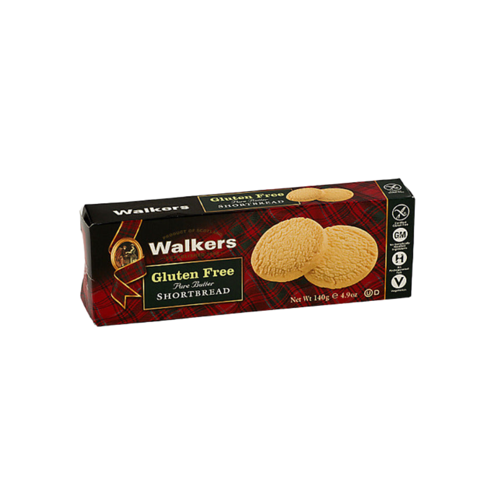 Wholesale Walkers Gluten Free Shortbread Rounds 4.9 oz-6ct Case Bulk