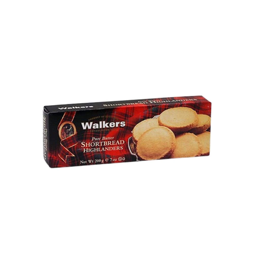Wholesale Walkers Highlander Shortbread Cookies 7 oz-12ct Case Bulk