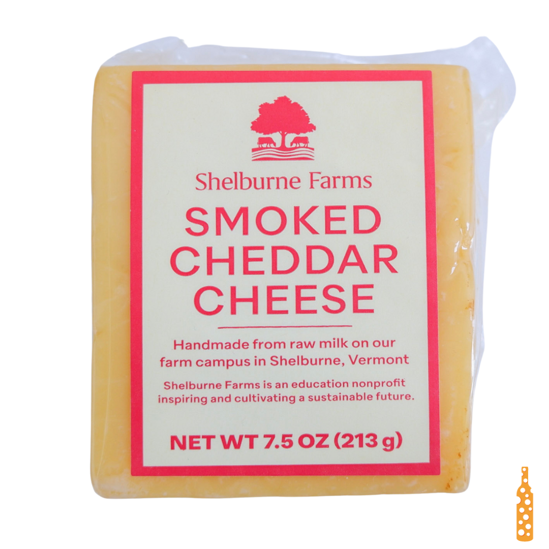 Shelburne Farms Smoked Cheddar Cheese 7.5oz 12ct