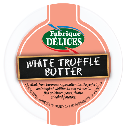 Fabrique Délices White Truffle Butter 12oz 10ct