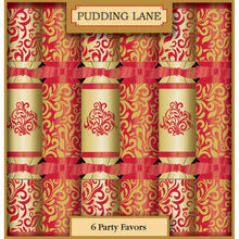 Wholesale Pudding Lane Luxury Red & Gold Fleur-de-lis, Cracker 6 X 14”- Bulk