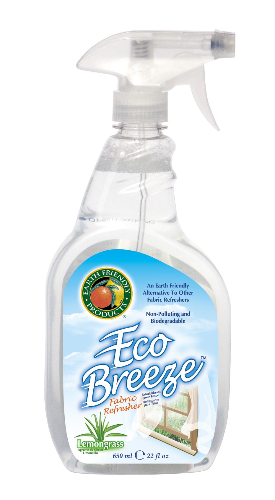 Ecos Breeze Odor Eliminator Lemongrass 22 Fl Oz Bottle