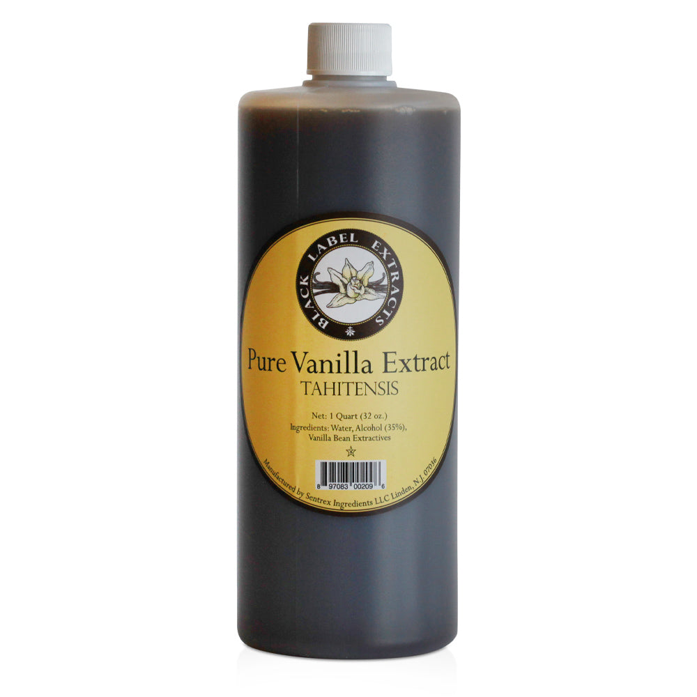 Wholesale Black Label Pure Tahitian Vanilla Extract | 32 oz- Bulk