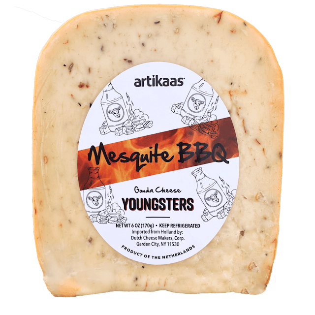 Wholesale Artikaas Mesquite BBQ Gouda Cheese 6 oz- Bulk