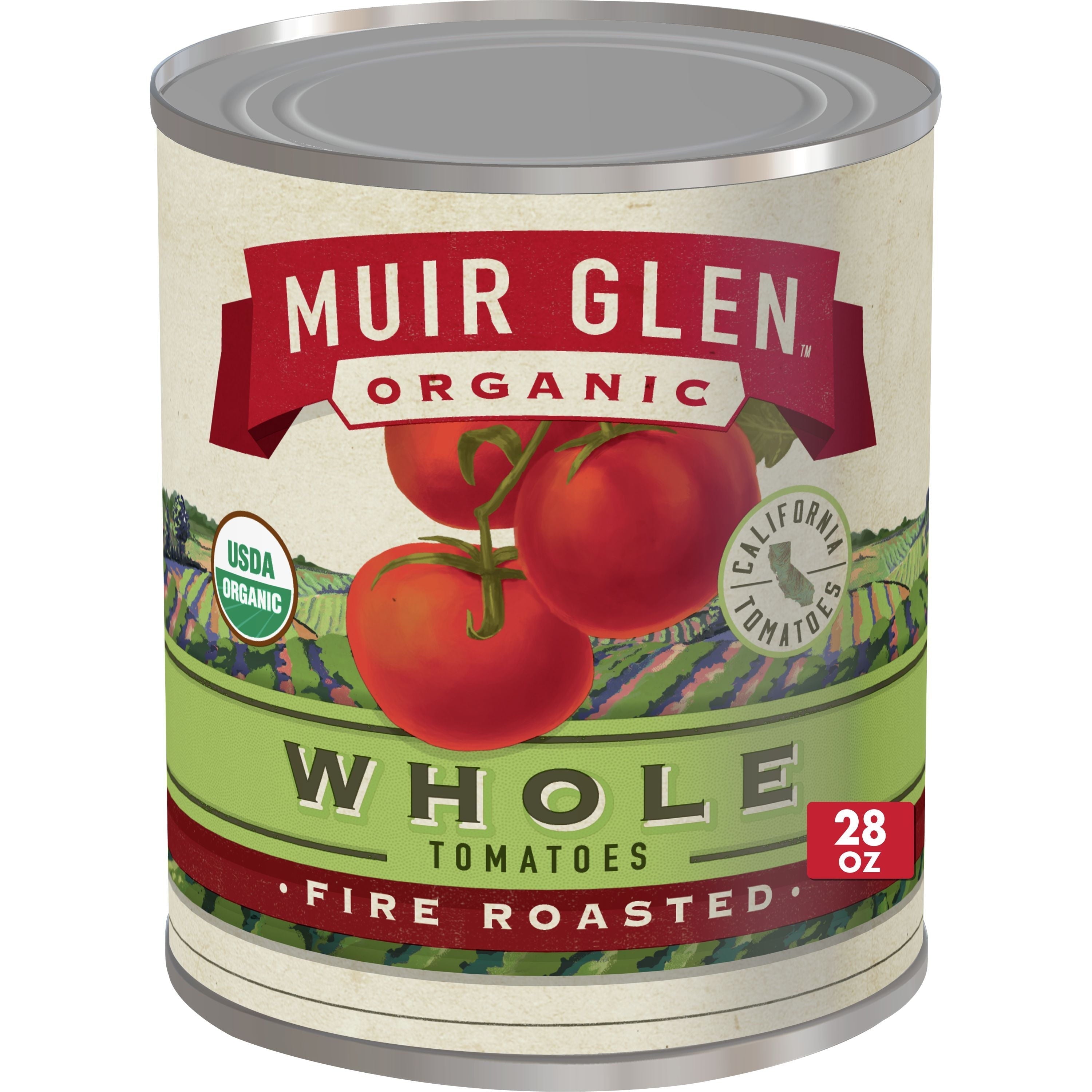 Muir Glen Organic Whole Tomatoes Fire Roasted 28 Oz