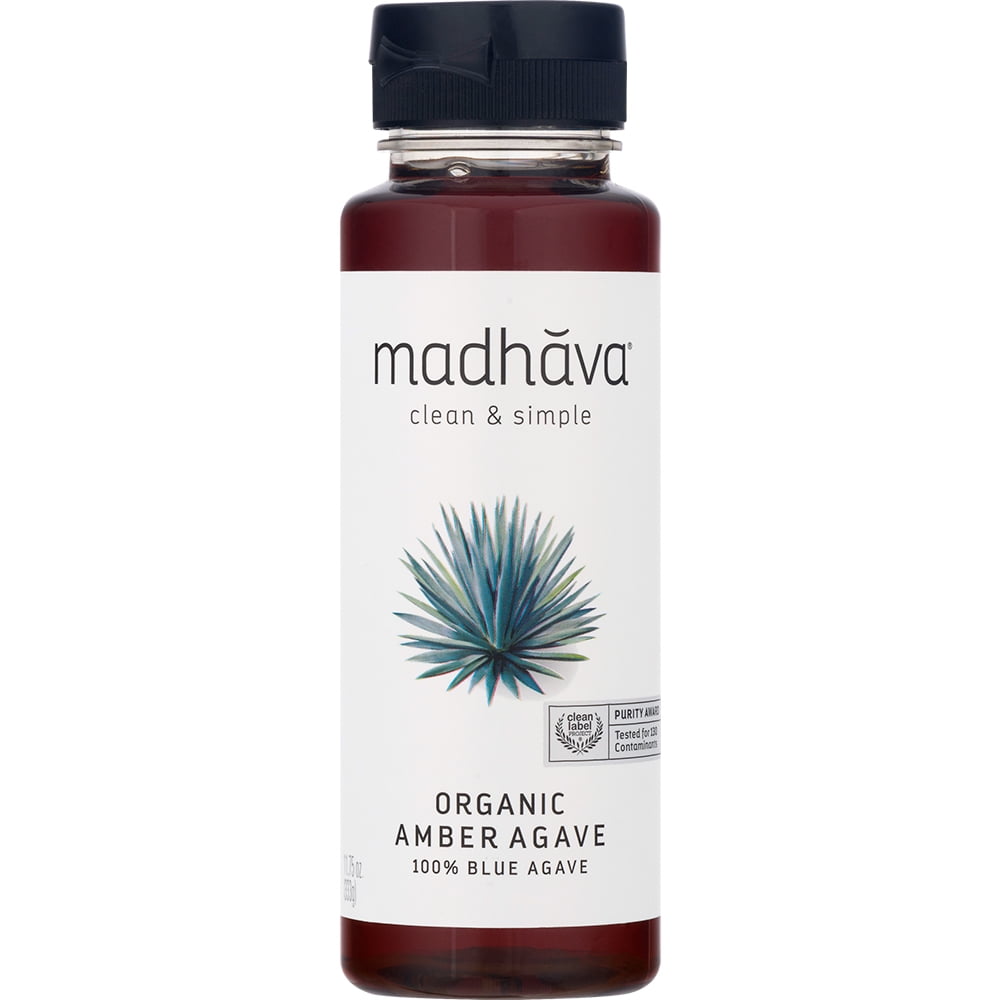 Madhava Organic Amber Agave 11.75 Oz Bottle