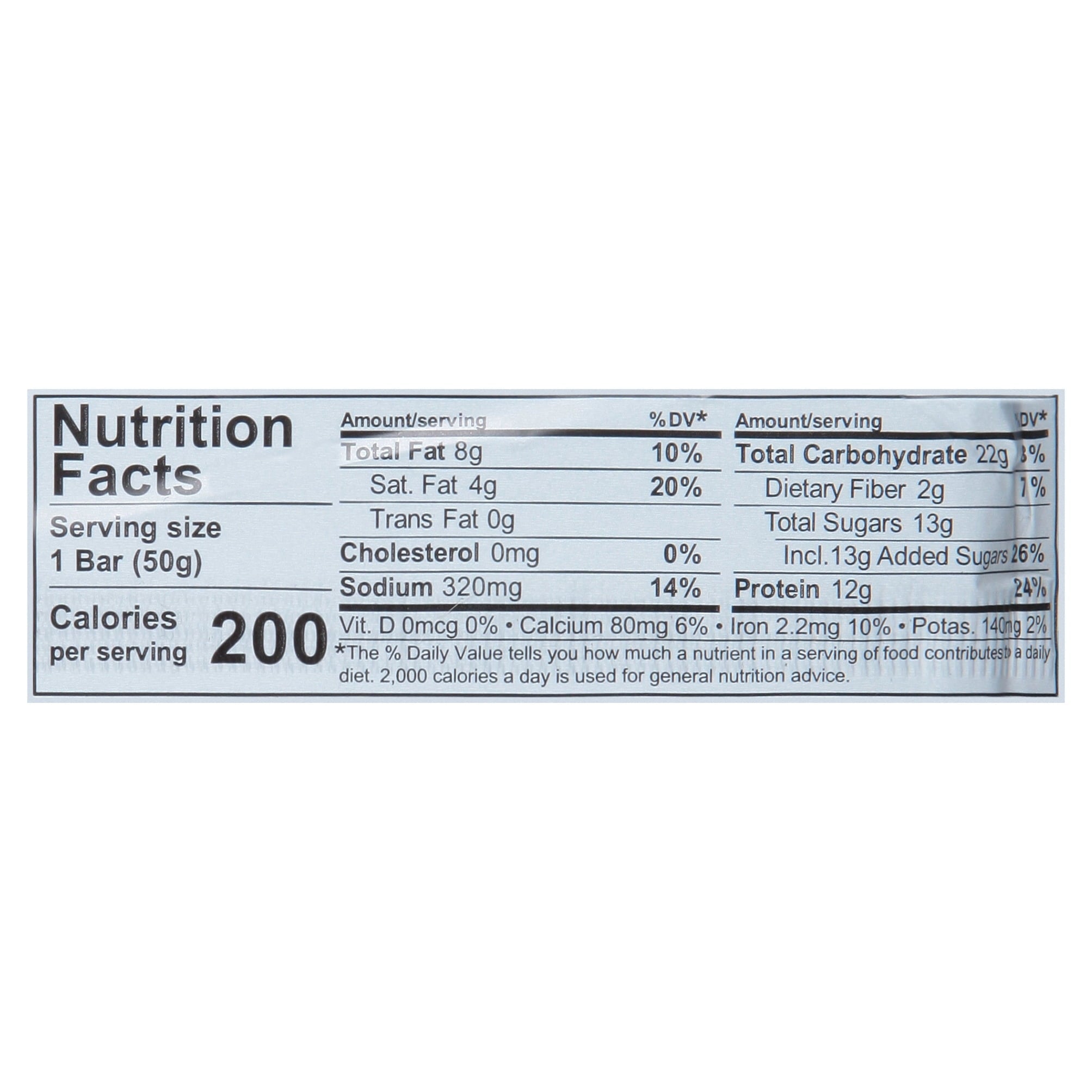 Nugo Nutrition Protein Bar Dark Chocolate Almond Sea Salt 1.76 Oz Bar