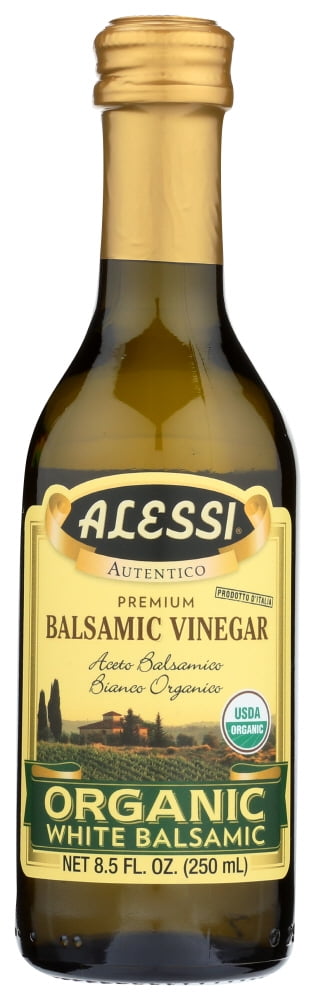 Alessi Organic White Balsamic Vinegar 8.5 oz Bottle