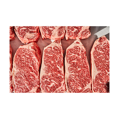 Wholesale Westholme Wagyu Striploin 0x1 BMS 6-7 13lb-1ct Case Bulk