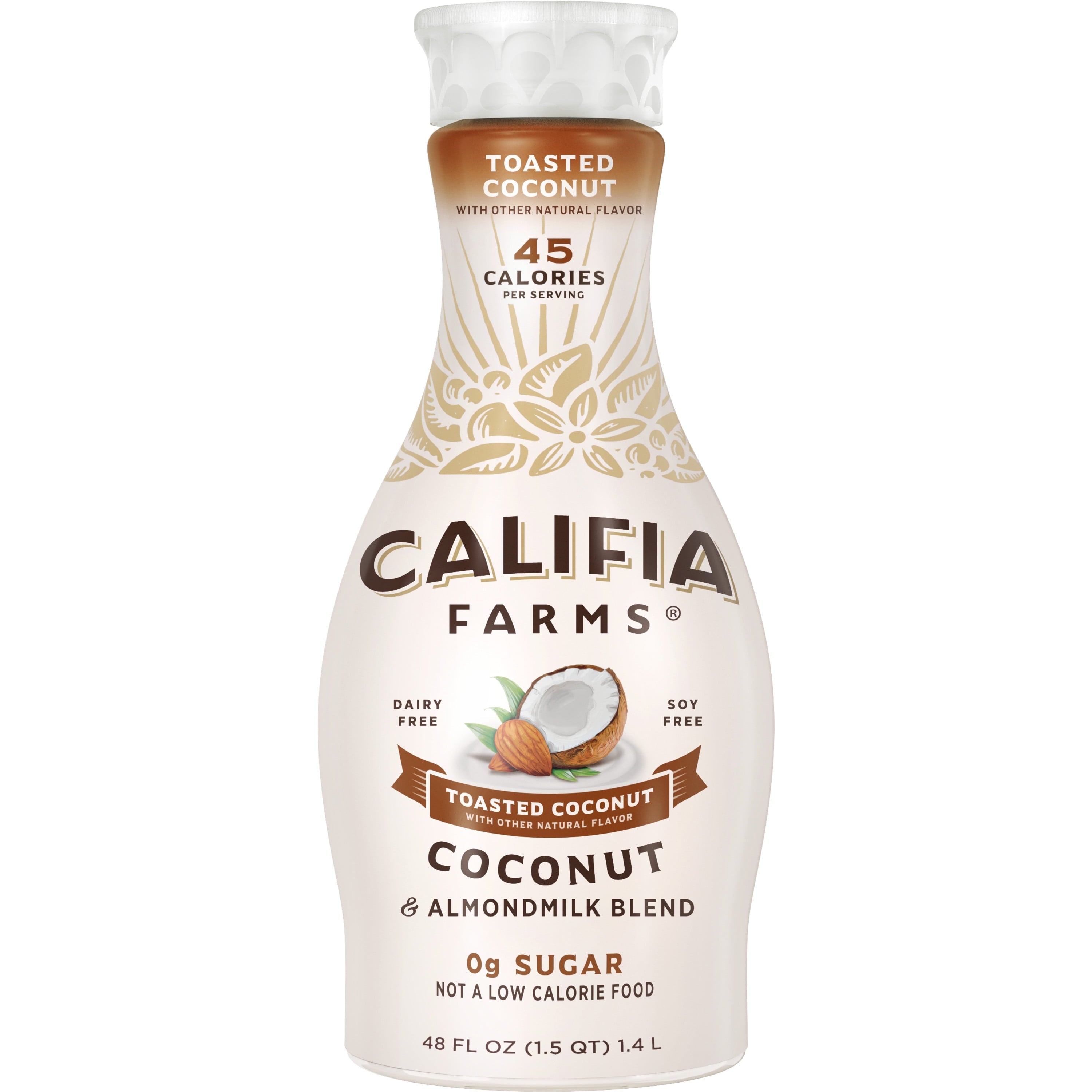 Califia Toasted Coconut Almond Milk Blend 48 Fl Oz Bottle