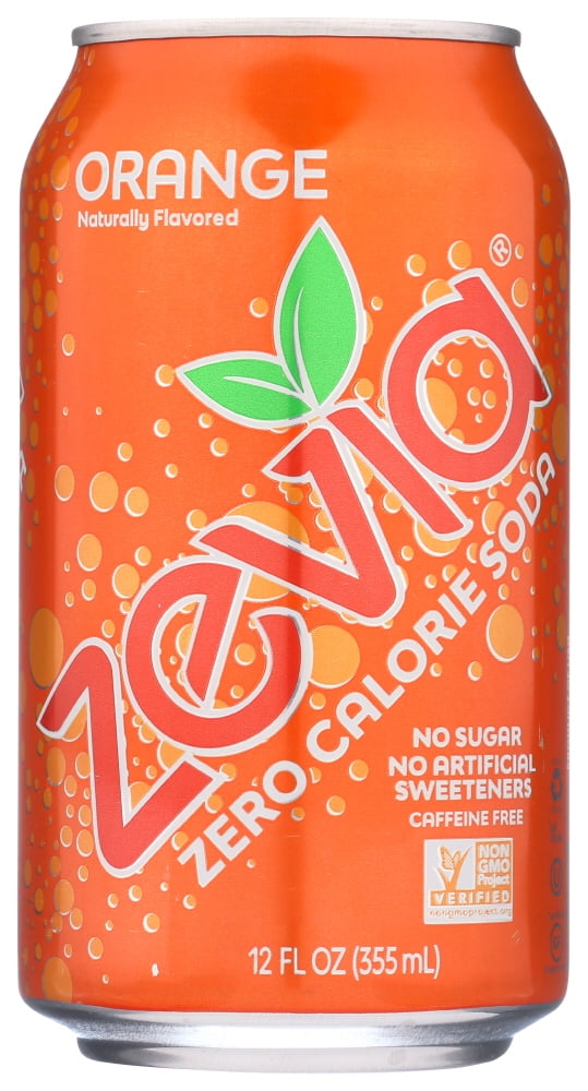 Zevia Soda Sweetened with Stevia Orange 12 oz