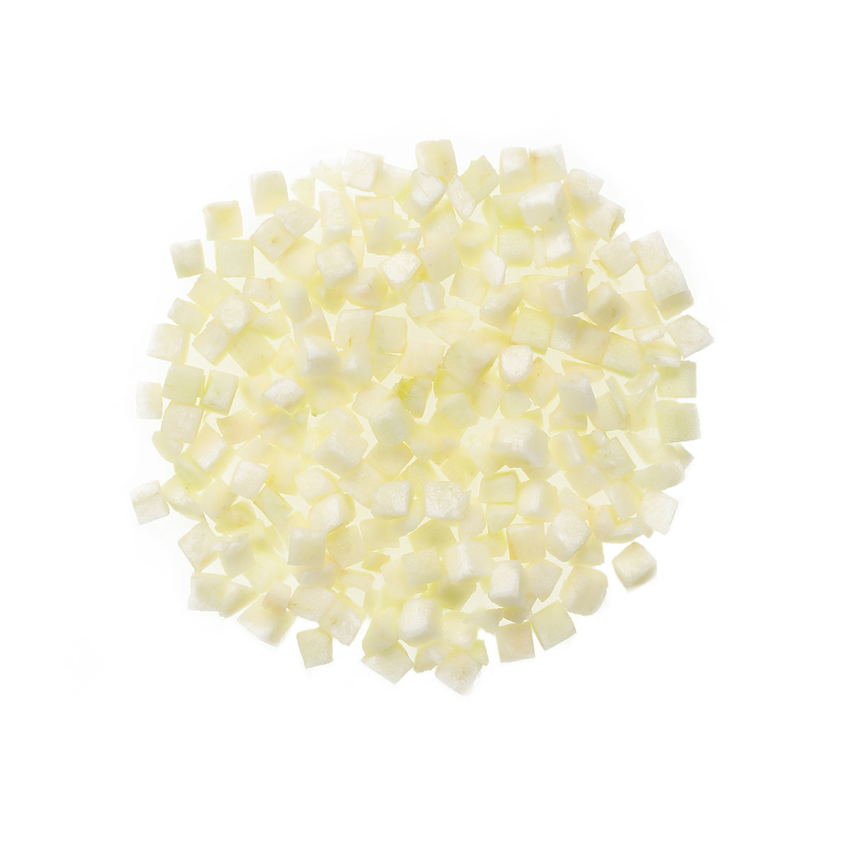 Wholesale BoxNCase 1/2 Peeled and Diced Green Apples 10 LB- Bulk