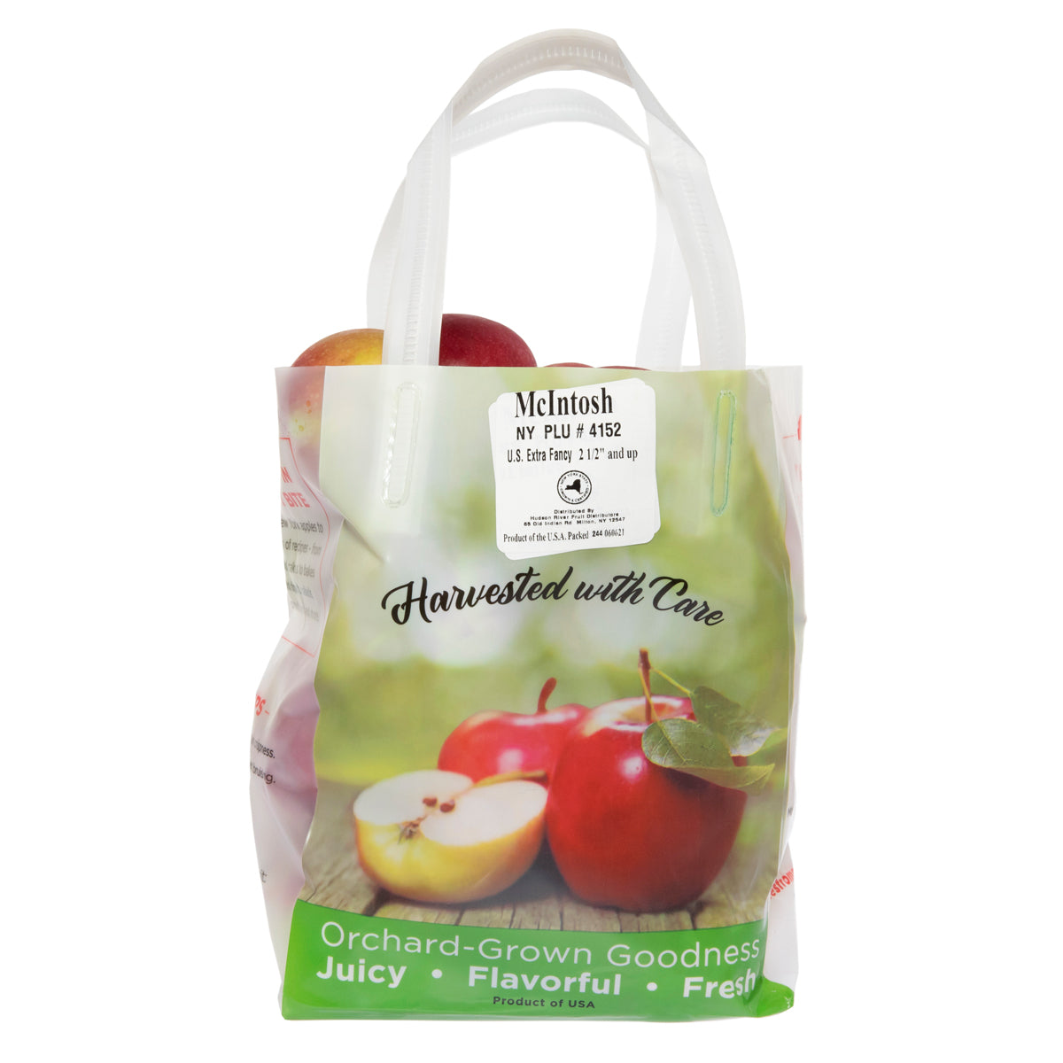 Wholesale Hudson River Fruit McIntosh Apples Tote Bags 5 LB-8ct Case Bulk