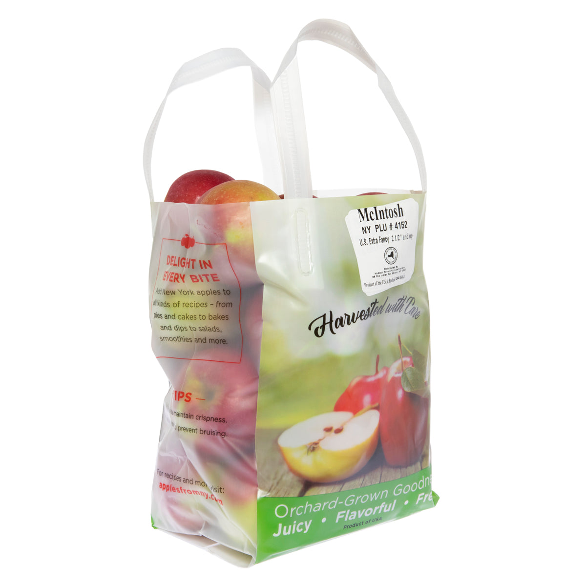 Hudson River Fruit McIntosh Apples Tote Bags 5 LB