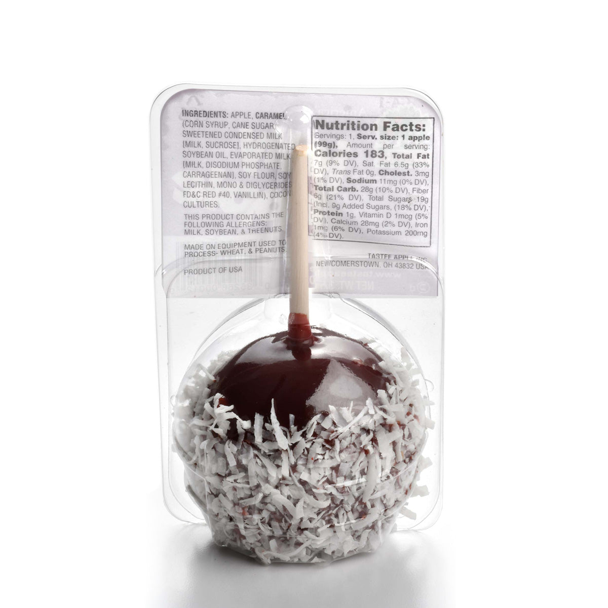 Wholesale BoxNCase Candy Apples with Coconut- Bulk