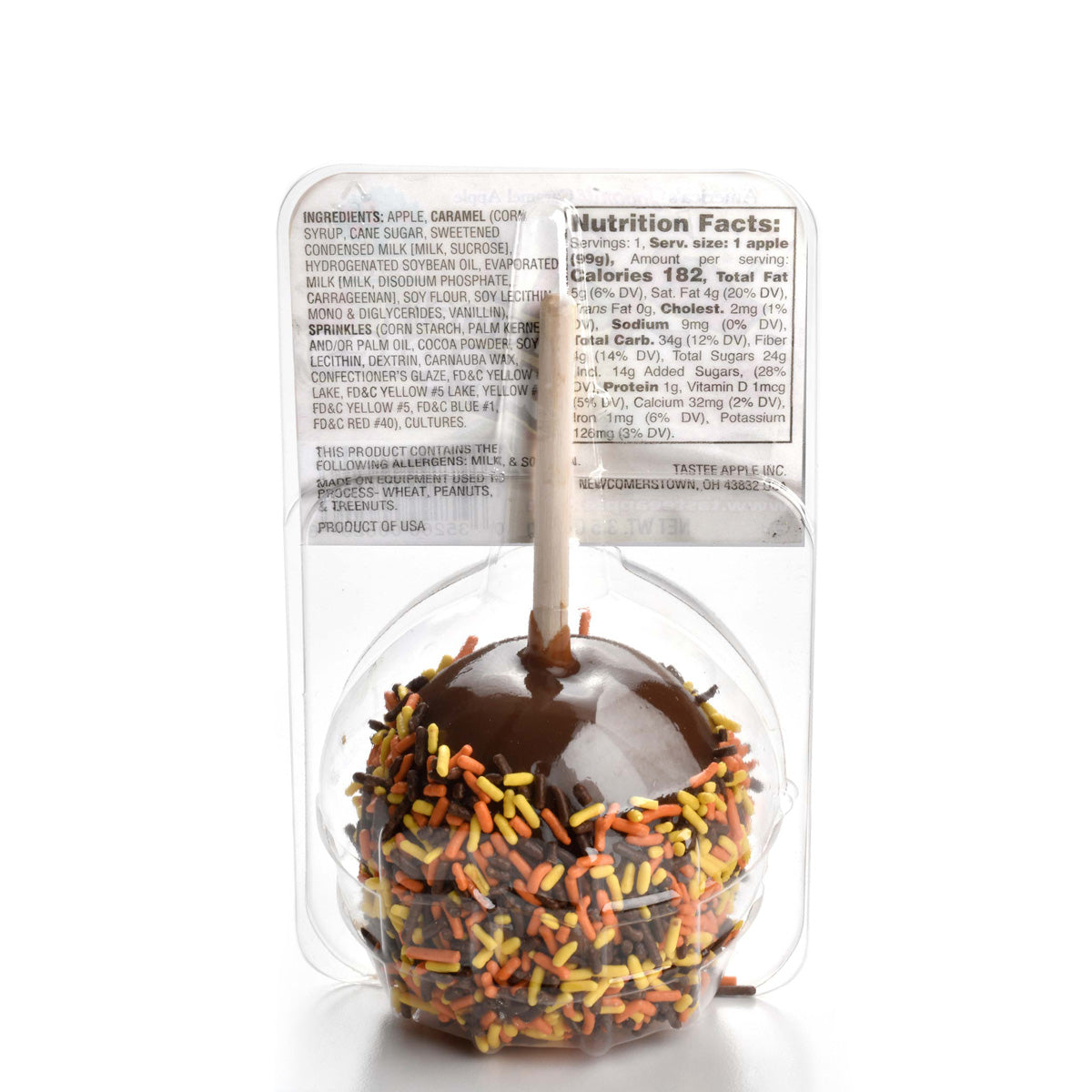 Wholesale BoxNCase Caramel Apple with Wild Fall Sprinkles- Bulk