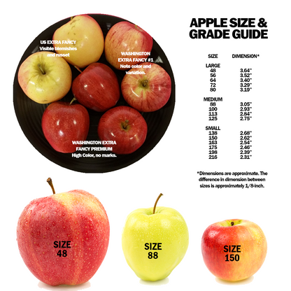 Wholesale BoxNCase Golden Delicious Apples- Bulk