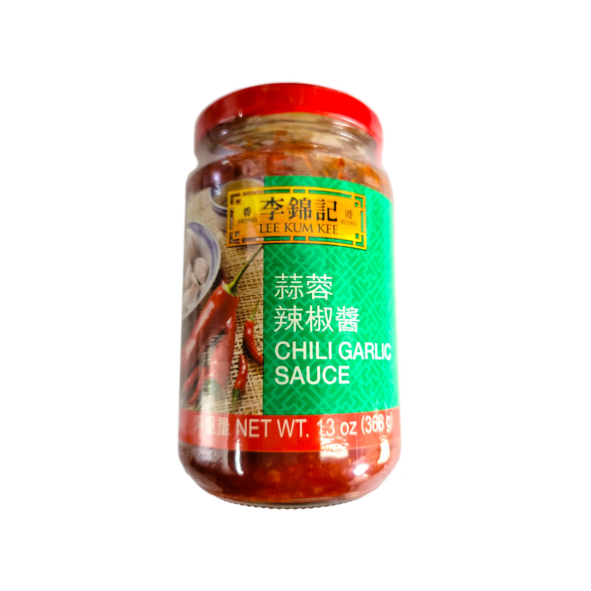 Asian Market LKK Chili Garlic Sauce 13 Oz Jar