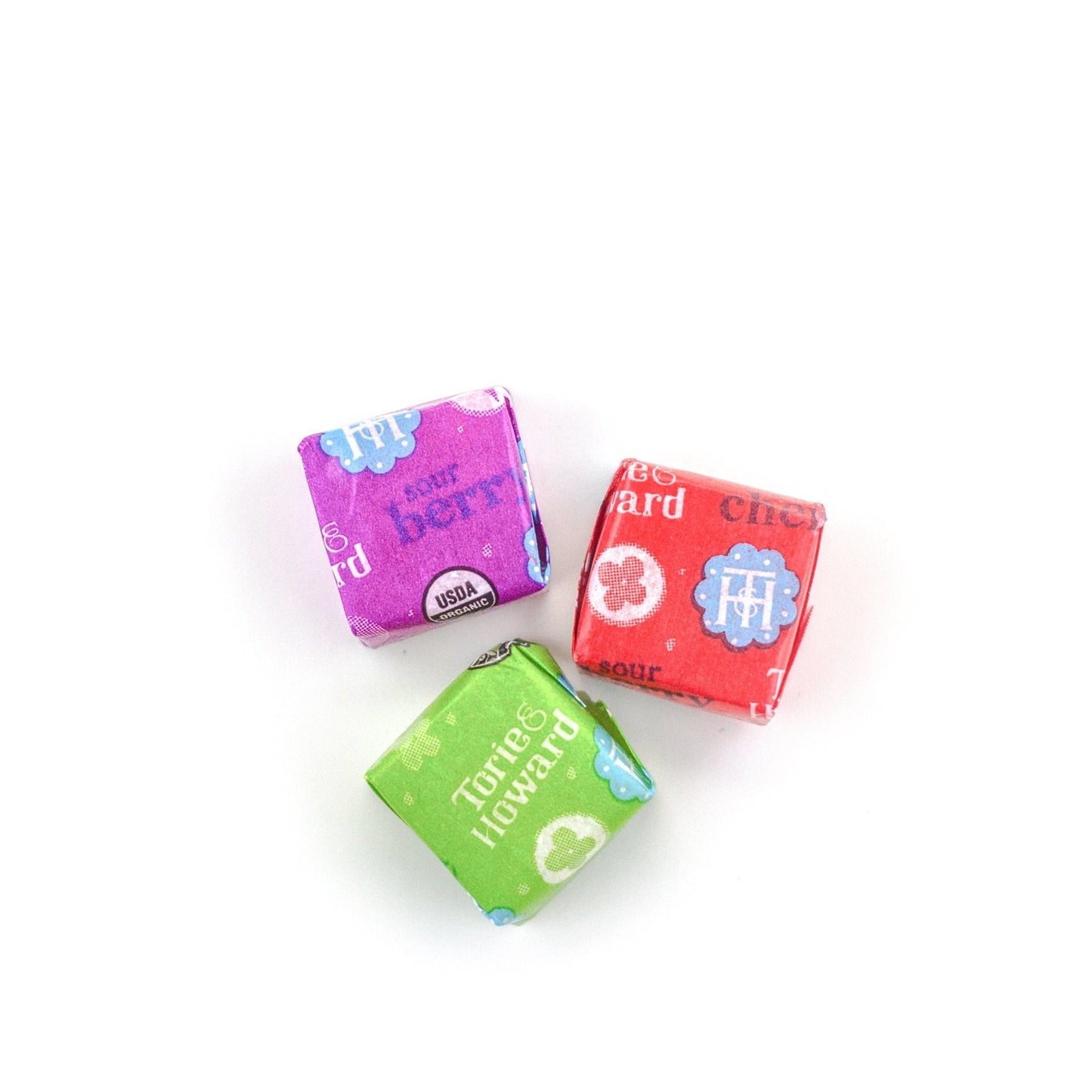 Wholesale Torie & Howard Assorted Sour Flavors Organic Chewie Fruities® Candy- Bulk